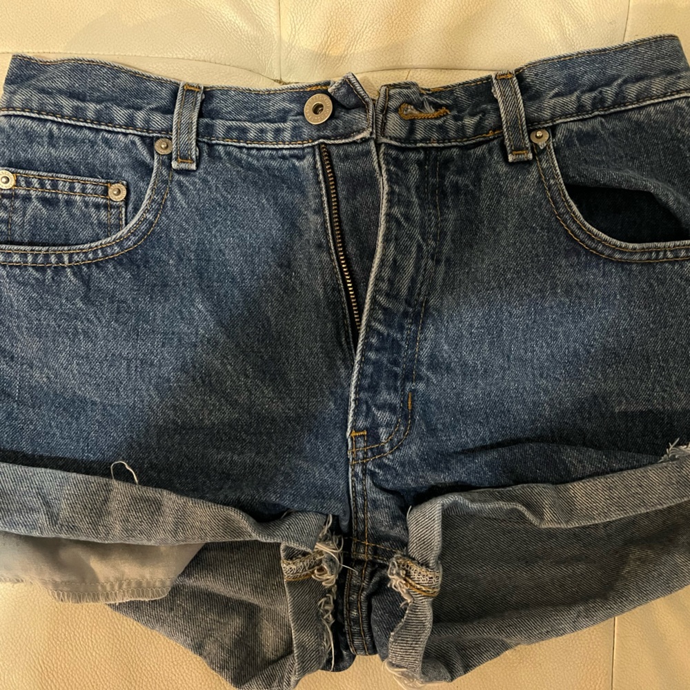 Vintage Abercrombie & Fitch denim shorts. Only worn a few times. Great quality